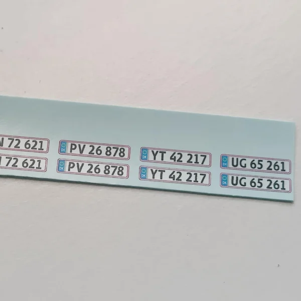 Danske EU nummerplader - 1/24-25