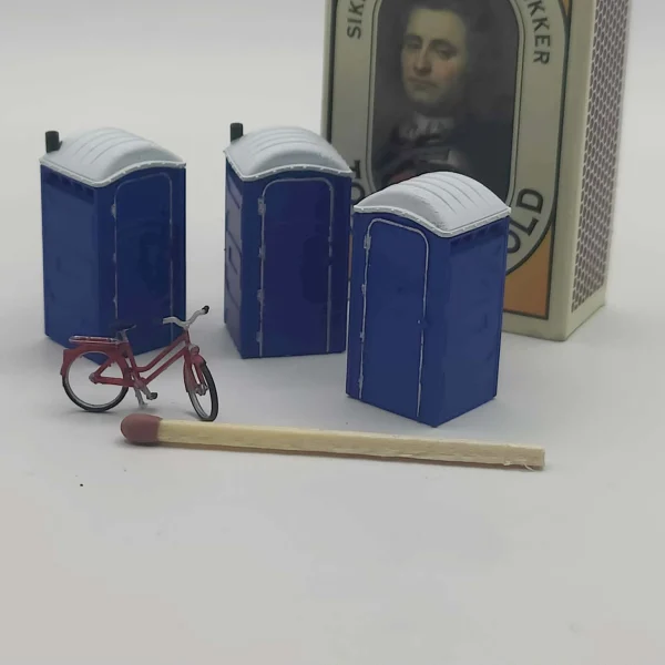 Mobiltoilet i skala 1:87 (H0)