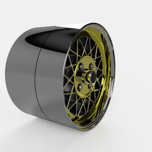 Retro X Spokes fælge skala model