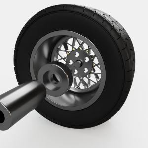 Retro X Spokes fælge skala model