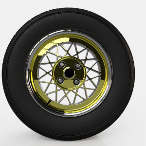 Retro X Spokes fælge skala model