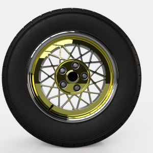 Retro X Spokes fælge skala model