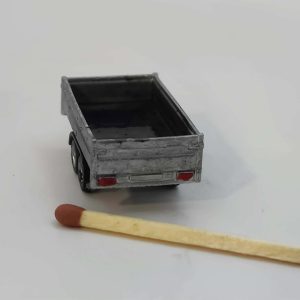boogie trailer skala 1:87 H0 til modeltog og modeljernbaner. Diorama, modelhobby, togbane