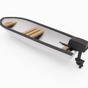 13-fods jolle med motor