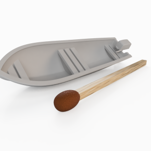 13-fods jolle med motor