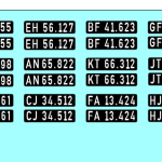 emalje nummerplader danske