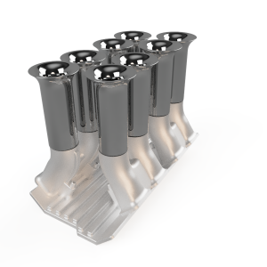 Chevy small block 1/24 byggesæt – visning af samlede og enkelte dele