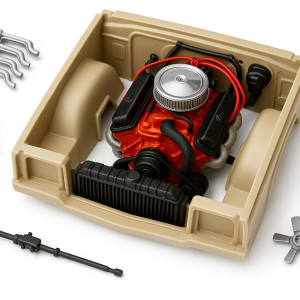 Motordele og motorrum