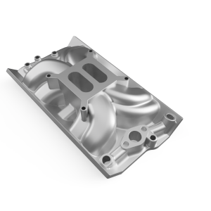 Chevy small block 1/24 byggesæt – visning af samlede og enkelte dele