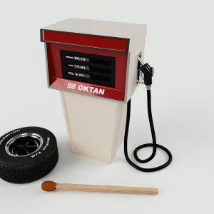 retro tankstander skala 1:24 - 1:25