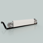 Lygtebom til model lastbil 1/50 med buet lysskilt og klare resin lygter