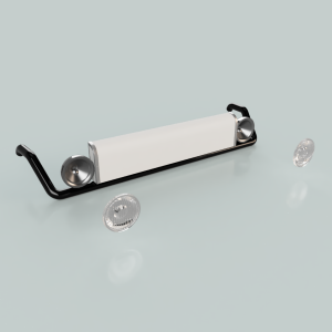 Lygtebom til model lastbil med buet lysskilt og klare resin lygter