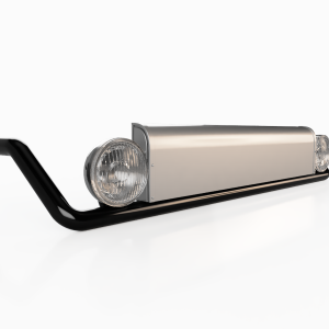 Lygtebom til model lastbil 1/24 med buet lysskilt og klare resin lygter