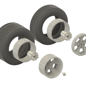 Rocket Racing Injector fælge - skala 1/24 1/25 modelbyg og modelhobby