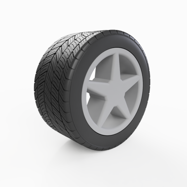 Deta tire skala model
