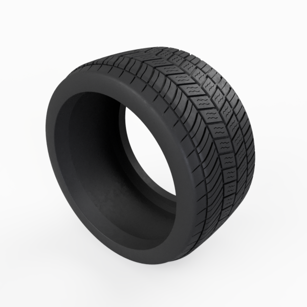 235 Stan STD tire skala model til skala modelbyg og modelbiler. Skala 1/24