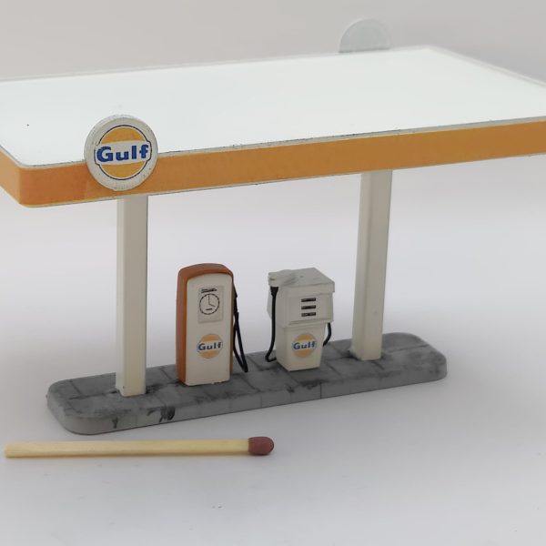 Gulf tankstation skala 1/87 H0