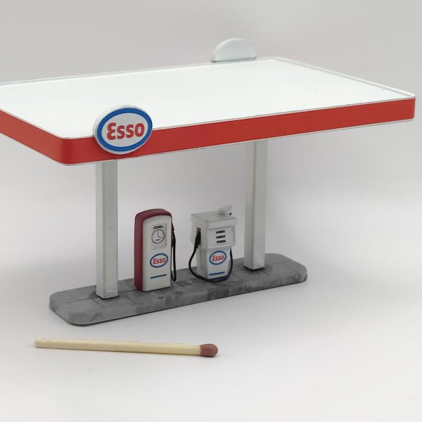 Esso tankstation skala 1/87 H0