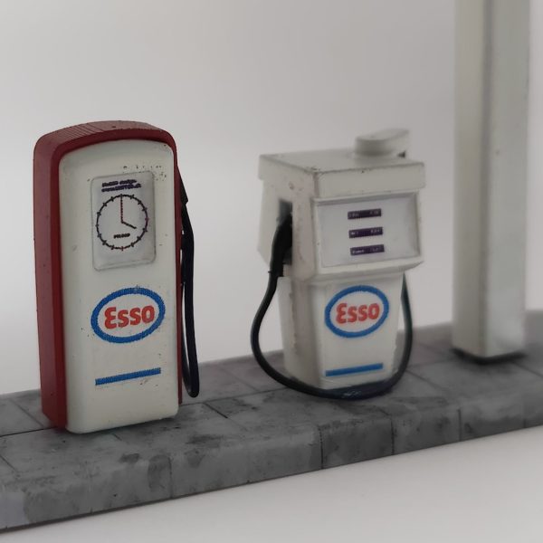 Esso tankstation skala 1/87 H0
