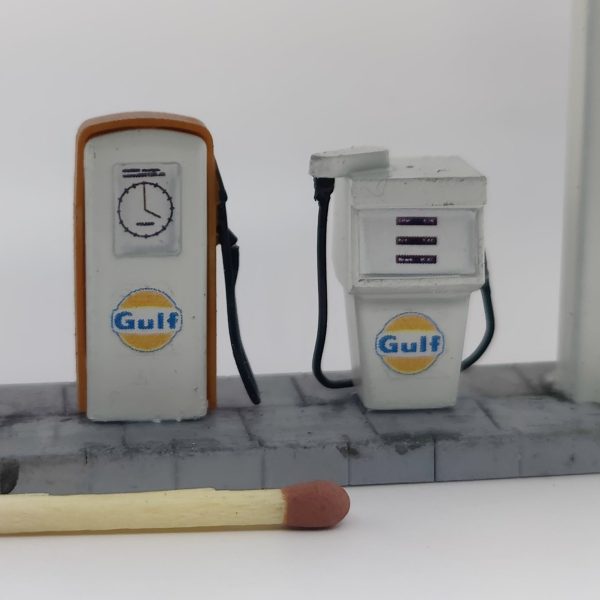 Gulf tankstation skala 1/87 H0