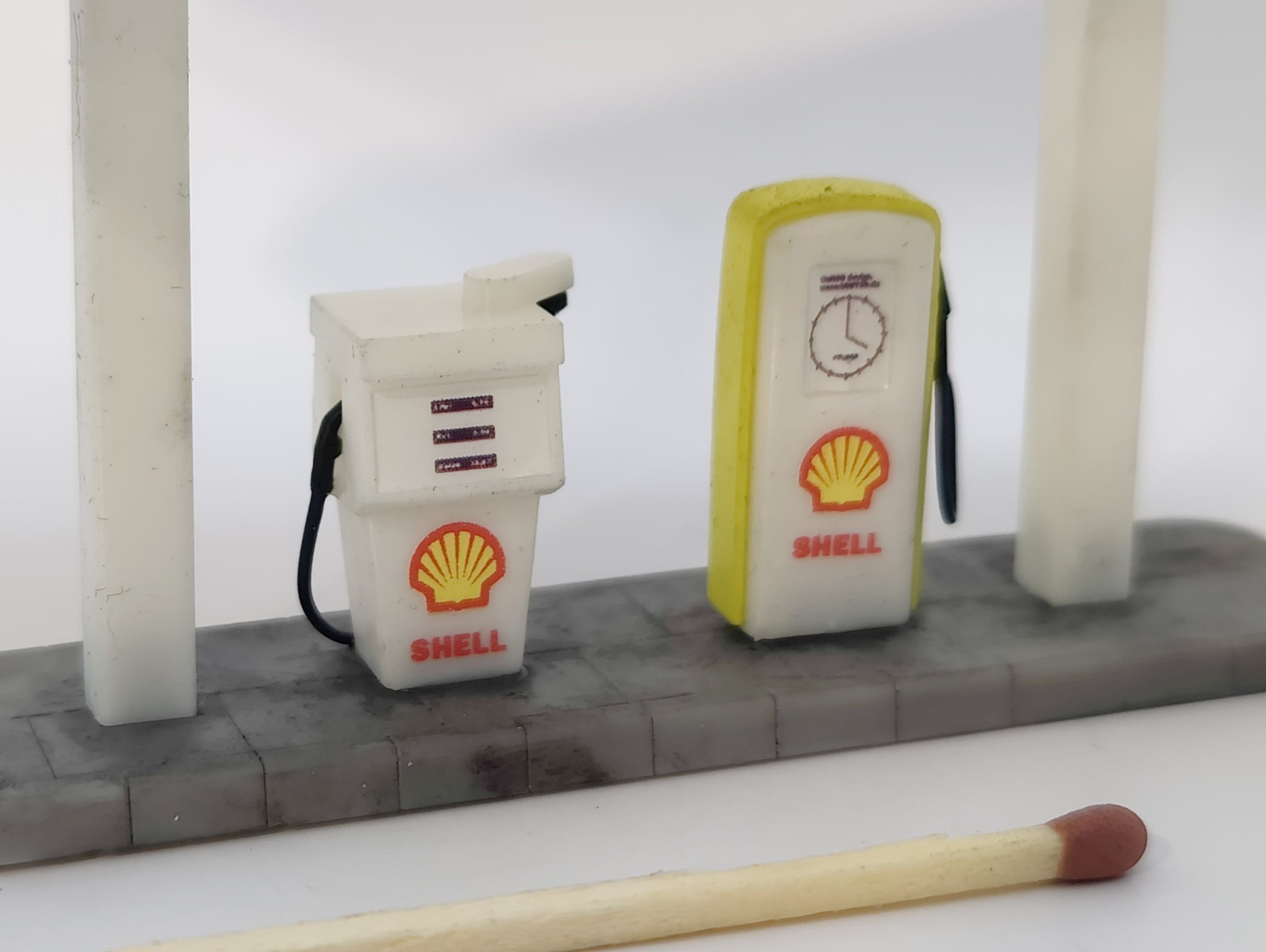 SHELL tankstation skala 1/87 H0