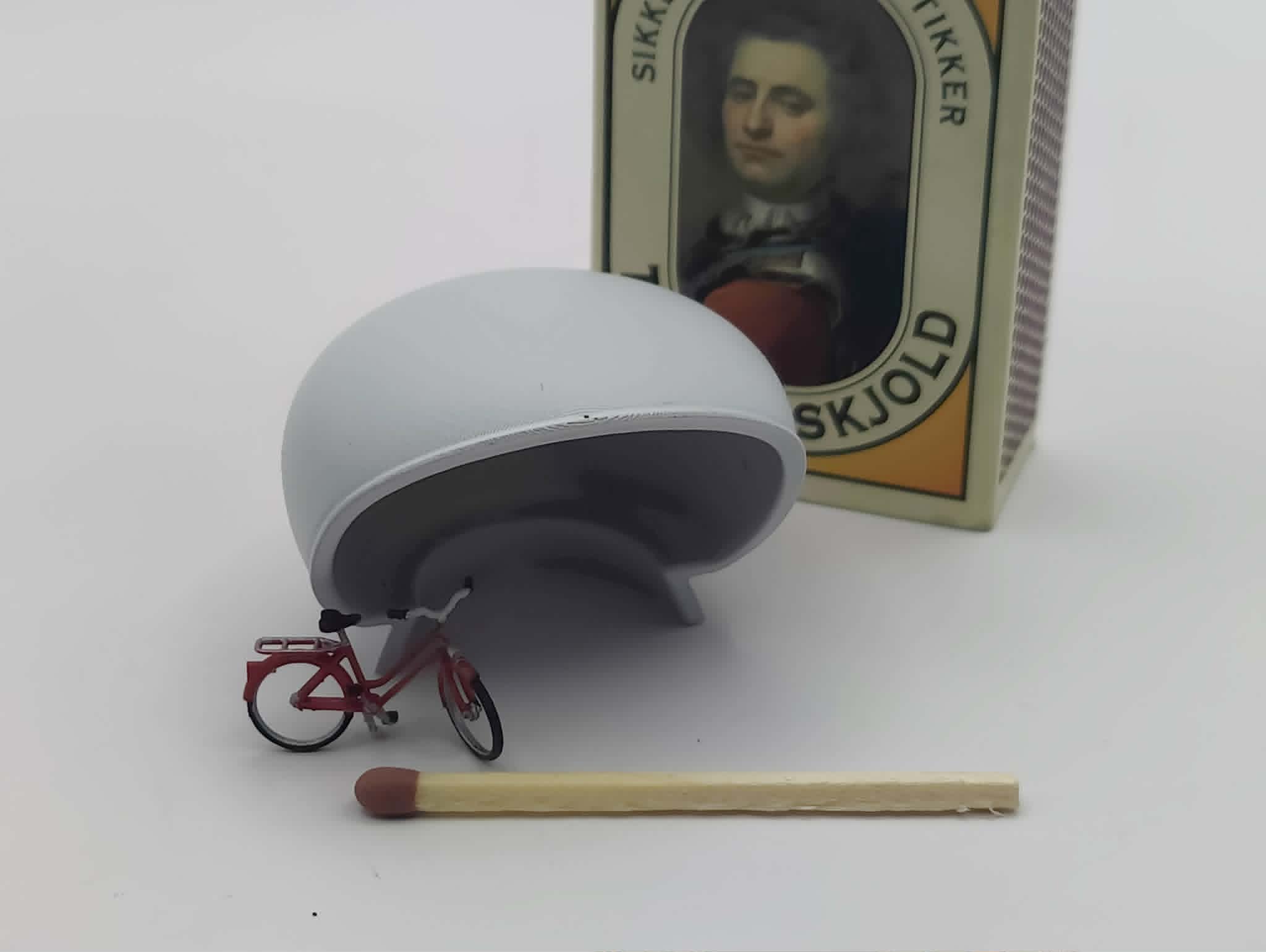 Champignon busskur skala 1:87 (H0) til modeljernbane, modeltog, diorama, togbane